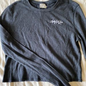 We the Free thermal long sleeve crop